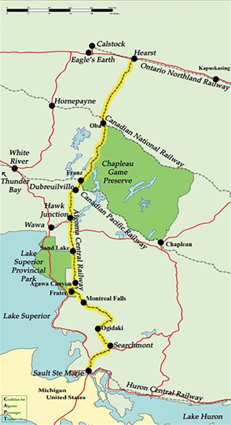 algomag|algoma steel map.